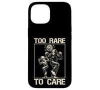 Too Rare to Care Funny Alien Bigfoot Grunge Vintage Disco Coque pour iPhone 15