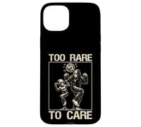 Too Rare to Care Funny Alien Bigfoot Grunge Vintage Disco Coque pour iPhone 15 Plus
