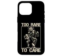 Too Rare to Care Funny Alien Bigfoot Grunge Vintage Disco Coque pour iPhone 16 Pro Max