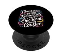 Too Short to Ride Your Emotional Roller Coaster - PopSockets PopGrip Adhésif
