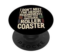 Too Short to Ride Your Emotional Roller Coaster - PopSockets PopGrip Adhésif