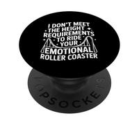 Too Short to Ride Your Emotional Roller Coaster - PopSockets PopGrip Adhésif