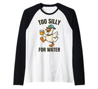 Too Silly for Water Funny Silly Oie Lemon Stand Limonade Manche Raglan