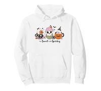 Too Sweet to Be Spooky Ghost Cupcake Citrouille Halloween Candy Sweat à Capuche