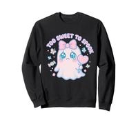 Too Sweet to Spook Joli fantôme Pastel d'halloween Sweatshirt