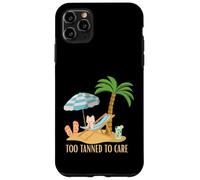 Too Tanned to Care Chemise Humoristique de Vacances Coque pour iPhone 11 Pro Max