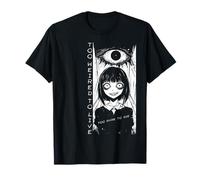 Too Weird to Live Too Rare to Die Creepy Anime Goth Phonk T-Shirt