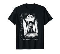 Too Weird to Live Too Rare to Die Dark Anime Goth Phonk T-Shirt