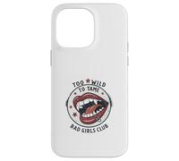 Too Wild to Tame Vampire Lips Style rétro Pop Art Coque pour iPhone 14 Pro Max