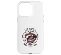 Too Wild to Tame Vampire Lips Style rétro Pop Art Coque pour iPhone 15 Pro Max