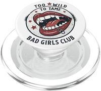 Too Wild to Tame Vampire Lips Style rétro Pop Art PopSockets PopGrip pour MagSafe