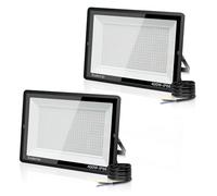 toobettp 2PCS 400W Projecteur LED Extérieur, Spot LED Exterieur 40000LM Super Lumineux 6500K Blanc Froid Éclairage de Sécurité Extérieur IP66 Imperméable pour Garage Jardin Terrasse Parking