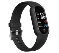 TOOBUR Montre Connectée Femme Homme, Bracelet Connecté avec Podomètre, 14 Sports, Cardiofrequencemètre, Étanche IP68, Surveillance du Sommeil, Calories, Smartwatch avec iOS et Android, Noir