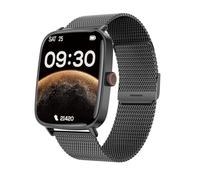 TOOBUR Montre Connectée Femme, Montre de Sport Tendance, Montre Running Podometre, Montre Connectée Santé/Cardio/Sommeil, Smartwatch Compatible Android/iOS, Répondre Appels, Étanche IP68, Noir