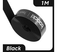 Toocki 1-5M organisateur de câble bureau bien rangé gestion de fil enrouleur Clips support de câble pour souris clavier écouteur protecteur de cordon - Type 1M Black