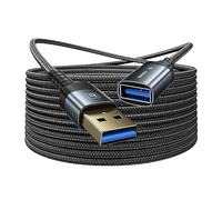toocki Câble Rallonge USB 3.0, 2M Cable Extension Charge Rapide 2A & Transfert Données 5Gbps, Cable Mâle à Femelle, Compatible avec Webcam/Disque Dur/Clavier/Imprimante, Tresse Nylon Durable (Gris)