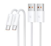 toocki Câble USB A vers USB C【1M, Lot de 2】 Charge Rapide, Nylon Tressé