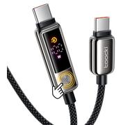 toocki Câble USB C 100W, 1M avec Écran Tactile Intelligent - Cable de Charge Rapide pour iPhone 17 Série, Type-C Compatible avec Ordinateur Portable, Tablette, Téléphone