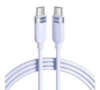 toocki Câble USB C 60W 2M, Silicone Cable Charge Rapide PD 3.0, Violet