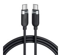 toocki Câble USB-C 60W 3M, PD3.0 Charge Rapide, Silicone Flexible, Noir