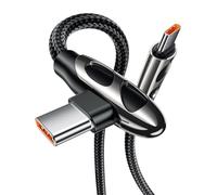 toocki Câble USB-C Coudé 2M, 240W, Type C Cable, Alliage de Zinc
