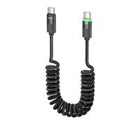 TOOCKI - Cable USB-C vers USB-C extensible 100W, 40 cm à 1,10 m, câble de charge USB tressé en Nylon durable compatible avec iPhone 16 15 Plus Pro Max MacBook Pro iPad Galaxy S24 Plus Ultra S23 S22