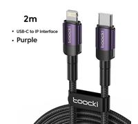 Toocki-Câble Usb Type-C Vers Lightnin,Câble De Données,Charge Rapide,Pd 20W,Iphone 15,14,13,12,11 Pro,Xs,8.2M Purple.