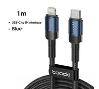 Toocki-Câble Usb Type-C Vers Lightnin,Câble De Données,Charge Rapide,Pd 20W,Iphone 15,14,13,12,11 Pro,Xs,8.1M Blue.