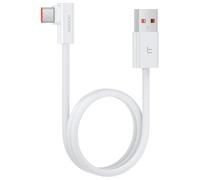 toocki Cable USB vers USB C Coudé 66W 1 M Cable Tressé Type C Charge Rapide Compatible pour Samsung Galaxy, Huawei Mate 60 Pro/Mate 50, Honor 70 Pro/ 70/60, Xiaomi 14