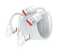 toocki Cable USB vers USB C Coudé 66W [2 Pièces 3 M] Cable Tressé Type C