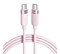 toocki Câbles USB C vers USB C 60W 2M, Charge Rapide PD 3.0 - Silicone Flexible Durable - Compatible avec iPhone 17 Pro Max/16/16 Pro Max/15 Série/Galaxy S25/S24/MacBook/Switch, Rose