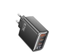 Toocki - Chargeur GaN 67W pour Prises Murales Européennes, 2x USB-C, 1x USB-A, Affichage Digital des Watts, Compatible PD 3.0, QC4+, PPS, pour iPhone, MacBook, iPad, Samsung Galaxy, Xiaomi, Nintendo S