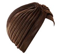 Toocool 149729 Turban élégant pour Femme Lurex - Marron - Taille Unique
