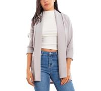 Toocool Blazer Femme Veste Élégante Décontractée Basic Boutonnage Simple Printemps VI-80021, gris clair, Taille Unique
