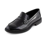 Toocool Mocassins Homme Oxford Bottines Chaussures Homme Élégantes College IE2208, noir brillant, 44 EU