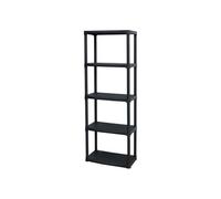 Etagère en résine TOOD - 5 tablettes - Noir - 60x30xH 176 cm