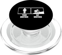 Toofing Your Brother My Brother Sister Funny Roofer PopSockets PopGrip pour MagSafe