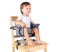 Toogel Siège rehausseur pour table de salle à manger, chaise haute pour bébés et tout-petits, siège de table portable et pliable avec boucle de sécurité et hauteur réglable, chaise d'alimentation pour