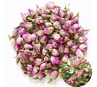 TooGet Rose Naturel Parfumé Rose Bourgeons Pétales de Séchés Damas Séchés en Gros, de Qualité Alimentaire Culinaire - 60g