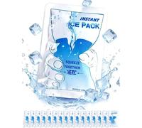TOOHAO Poche de Froid Instantané, 16 Pièces Poche de Glace Jetables pour Soulager la Douleur, Gonflement, Inflammation, Entorses, Maux de Dents, pour Athlètes et Activités de Plein Air