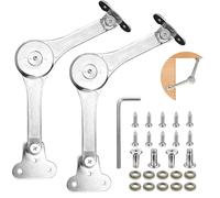TOOINKCV 2 Pcs Support Charnières pour Placards, Charniere Relevable, Charnière de Support de Couvercles à 75/90/110 Degrés, Stay Charnières de Armoire Meuble Porte Ascenseur