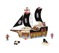 Tooky Toy - Bateau pirate en bois