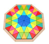 TOOKY TOY Casse-tête octogonal en bois Mosaïque éducative (73 paires)