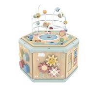 Tooky Toy Cube d'activités 7-en-1 en bois + 2 ans 31 x 27,4 x 35 cm