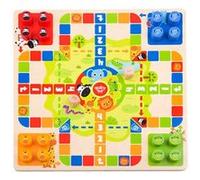 Tooky Toy L'homme du jeu de société 2 en 1 ne vous énerve pas / snakes & ladders Multicolore G