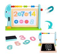 TOOKY TOY Planche de bureau pédagogique + 18 éléments magnétiques