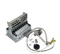 Tool Accessories NG LPG Briquet électronique Interface à bride 8 rangées Brûleur avec couvercle Accessoires d'allumage pour cuisinière, nouilles, vapeur