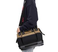 Tool Bag - Oxford Cloth PVC 35x25x20cm | Multi-Pocket Portable Toolbox | Handbag Organizer For Electricians, Repairmen, Carpenters, And Craft Enthusiasts And Hobbyist Applications.