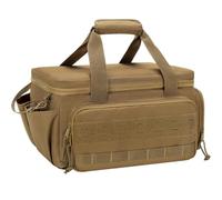 Tool Bag, Tool Pouch, Heavy Duty Nylon Fabric with Zipper Storage for Repairman, Welding, Construction, Outdoors, Electrician, Camping Use, Brown, 1 pièce 14,4 x 8,5 x 8,1 Inches 615 g