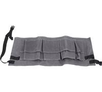 Tool Belt Pouch Grey Multifunctional Large Capacity Long Lasting Adjustable Canvas Electrician Tool Belt Organizer Bag